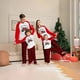 thumbnail image 1 of Vestido de casa con estampado de árbol de Navidad, coche rojo, cuadros rojos y negros, empalme, nueva familia, ropa navideña para padres e hijos, 1 of 5