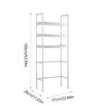 thumbnail image 2 of Stainless Steel Bathroom Storage Rack, 3 Layer Toilet Shelf Organizer, Space Saving Multi-functional Storage for Toiletries, Towels, and Plants, Easy to Assemble and Clean, 2 of 6