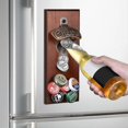 thumbnail image 1 of ZHAOCHENG Regalos para hombres y papás, abridor de botellas de cerveza magnético montado en la pared, regalo de cumpleaños de aniversario para, 1 of 5