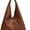 Brown, variant on Large Capacity Shoulder Bag Portable for Women PU Soft Leather Casual Underarm Bag Fashion Commuter Retro Handbag