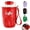 Red, variant on Coffee Vacuum Flask with Smart LED Temperature Display, Stainless Steel Insulated Travel Mug, Portable Drink Tumbler Cup for Commuters