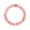 Pink, variant on Natural Agate Gemstone Stretch Beads Bracelet Fashionable and Trendy. Many Colors To Choose From. (African Blood Stone)