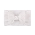 thumbnail image 3 of WUANDIXFA Bows for Baby Girls Toddler Baby Boys Girls Stretch Solid Bow Hairband Headwear Headband Hair Accessories Gray,One Size, 3 of 5