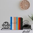 thumbnail image 4 of Shinelab Logistics Metal Bookends, Shipping Bookshelf Office Decor, Logistics Gift 12808, 4 of 5
