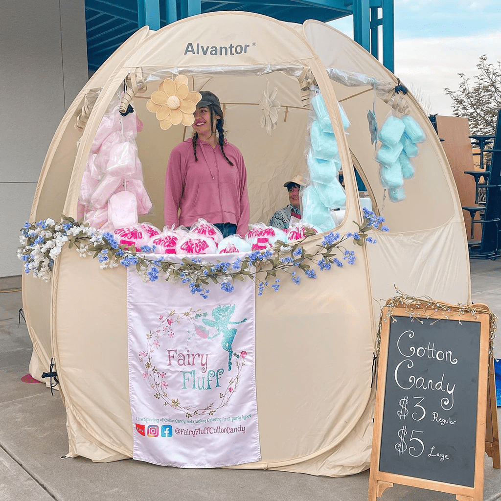 Vendor tents for clearance sale