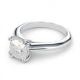 thumbnail image 3 of 2.00 Ct Excellent Cushion Diamond Bridal Rings for Women Solid 14K White Gold Size 8, 3 of 6