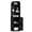Black-59'', variant on Hironpal 59'' Salon Station for Hair Stylist, Corner Barber Station with Storage,Beauty Salon Spa Equipment,Black