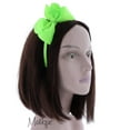 thumbnail image 2 of Motique Accessories Little Girls Neon Headband with Side Grosgrain Bow- Neon Green, 2 of 3