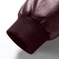 thumbnail image 6 of Fayshow0 Men'S Jackets Clearance Sale $12 Men's Spring And Fashion Casual Stand-up Collar Zipper Long Sleeve Hoodless Leather Jacket/jacket Wine, 6 of 7