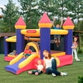 thumbnail image 3 of Zimtown Inflatable Bounce House, Jumping Outdoor Air Castle for Kids with 350W Air Blower for Backyard, Park, Lawn, 3 of 9