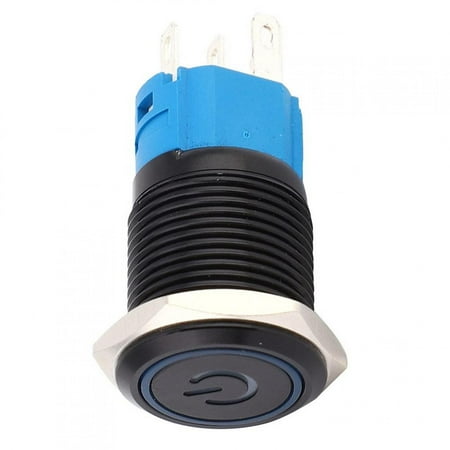 

DOACT Switch With LED Lamp And Symbol Stainless Steel Black Oxide Metal Switch Durable IP65 For 1No1Nc Good Touch