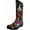 Monet Print Gloss, variant on Norty Women’s Hurricane Rain Boots – Waterproof High-Calf Length 13 inch Rubber Winter Spring and Garden Boots - Runs 1/2 size large