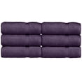 thumbnail image 5 of Luxury Hotel & Spa Collection, Quick Dry 100% Turkish Cotton 700 GSM, Eco Friendly Towel, for Bathroom, Gymand Kitchen Dobby Border Soft Hand Towel Set 16 X 30, Plum, Hand Towels - Set of 6, 5 of 5