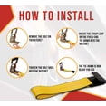 thumbnail image 5 of 2 Pack 2Inch x 11Inch Fixed End Tie Down Strap with Flat Hook and Bolt Loop - Replacement Ratchet Straps 3,333 lbs Working Load Limit, Heavy Duty 2 Inch Ratchet Straps, 5 of 9