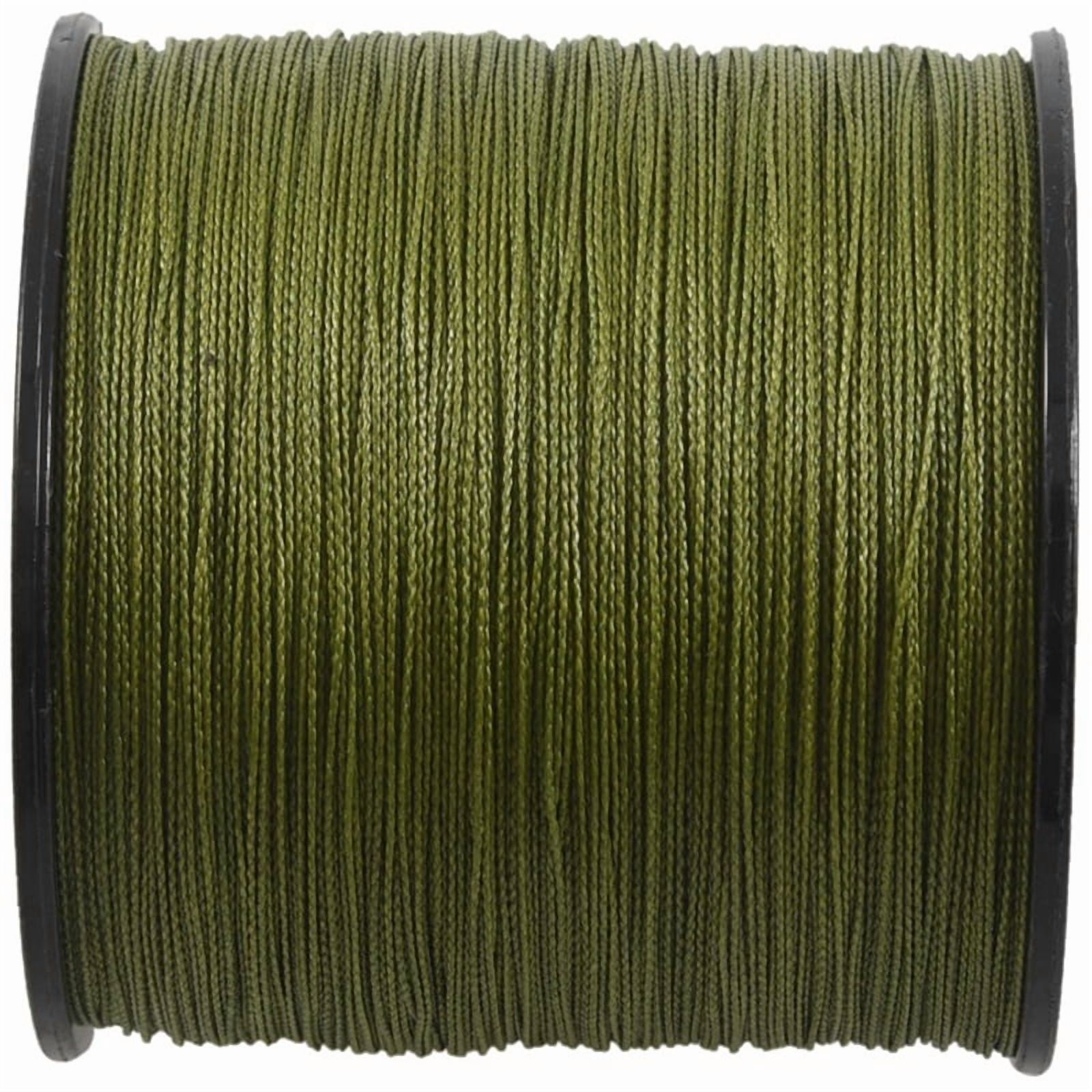 8pcs 500 M 30 LB 0.26mm Fishing Line Strength PE Braided 4 Strands Green,8 x Fishing Line,green
