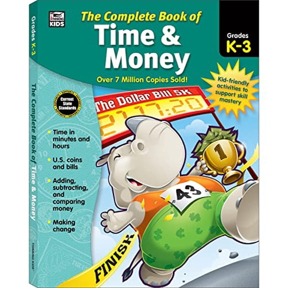 Pre-Owned The Complete Book of Time & Money, Grades K - 3 (Paperback) 1483826910 9781483826912