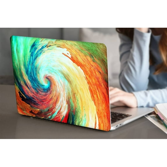 KSK KAISHEK Hard Shell Cover for MacBook Pro 15" 2019-2016 A1707/A1990 + Black Keyboard Cover, Colorful A 54
