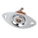 thumbnail image 1 of Kuymtek Eléctrico Jack 1/4 Toma Con Placa Ovalada Plata, 1 of 4