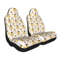 thumbnail image 2 of Sikiie Bees and Flowers Car Seat Covers 2PCs Front Car Seat Covers Universal fit for Most Cars SUVs and Trucks-1, 2 of 9