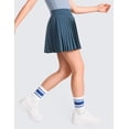 thumbnail image 5 of CRZ YOGA Girls Feathery-Fit Soft Athletic Pleated Skirts Tennis School Casual Skorts with Pockets Liner Kids Teen, 5 of 6