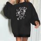 thumbnail image 4 of Sudadera Para Mujer Camisas Erógenas de Invierno Cuello Redondo Manga Larga Tops Impreso Regular Sudadera Blusa Odeerbi ODB128532, 4 of 4