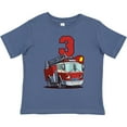 thumbnail image 3 of Inktastic 3rd Birthday Fire Truck Boys or Girls Toddler T-Shirt, 3 of 5