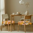 thumbnail image 4 of HELLHERO Daisy Print Dining Room Chair Cover, Stretch Removable Dining Chair Slipcover, Washable Kitchen Chairs Protector for Home, Yellow, 4 of 7