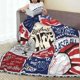 thumbnail image 3 of LHSHID American Football Plush Fleece Bed Blanket Lightweight Comfy Reversible Flannel Blanket Ultra Soft Warm Blanket Throw American Football Lover Gift 60x80in, 3 of 6