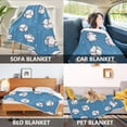 thumbnail image 2 of Yayeee Throw Blanket for Couch Soft Warm 60" x 80" Sofa Chair Bed Decoration, Baseballs Pattern, 2 of 7