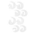thumbnail image 3 of Manualidades, 8 piezas de moldes de silicona con forma de luna creciente, moldes de luna de epoxi, logra más, 3 of 12