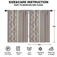 thumbnail image 2 of Blackout Kids Curtains,Boho Bohemia Geometric Line Art Childrens Insulated Curtains Set Of 2,Bedroom Essentials,Toddler Room Decor 42"x63"(106x160cm), 2 of 4