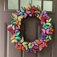 thumbnail image 4 of Harpi Spring Wreaths for Front Door Clearance, Greenery Summer Wreath, Simulated Garland Spring Decoration Hotel Restaurant, 4 of 4