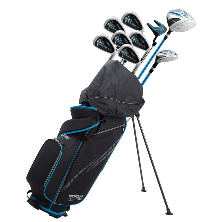 IZZO Golf EZ2 14 Piece Mens Right Hand Golf Club Set With Golf Bag