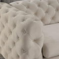 thumbnail image 3 of Furniture of America Mayir Contemporary Fabric Tufted Loveseat in Beige, 3 of 3