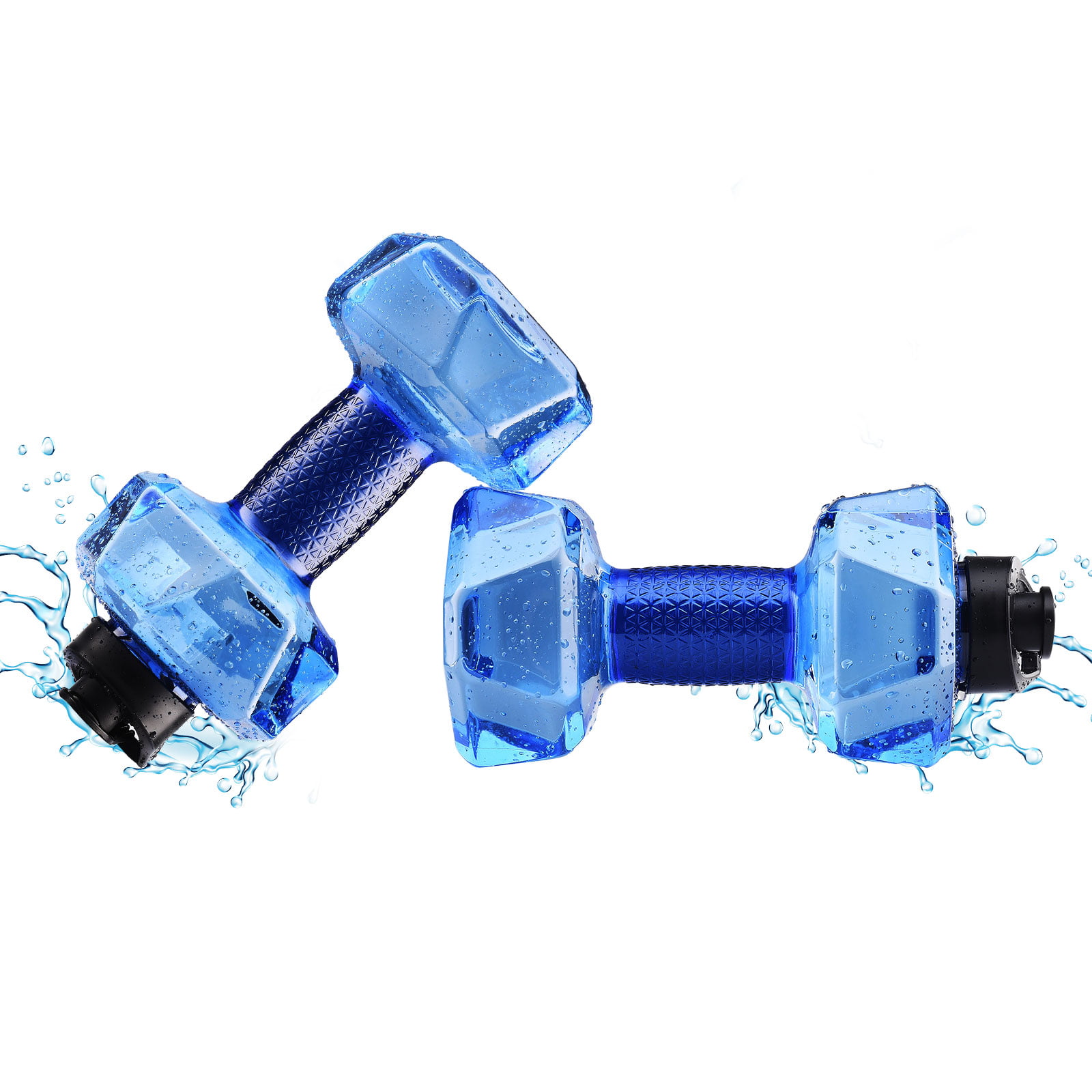 Fstcrt Water Weights for Pool Exercise Set，Aquatic Dumbbells 2PCS Water Aerobic Exercise PE Dumbbell Pool Resistance,Water Aqua Fitness Barbells Hand Bar Exercises Equipment for Weight Loss 