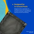 thumbnail image 7 of Blue Wave 12' x 20' Rectangular Above Ground Leaf Net Pool Cover, 7 of 7