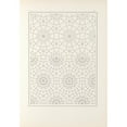 thumbnail image 2 of Jules Bourgoin 11x14 Black Ornate Wood Framed Double Matted Museum Art Print Titled: The Elements of Arabic Art Pl 098 (1879), 2 of 5
