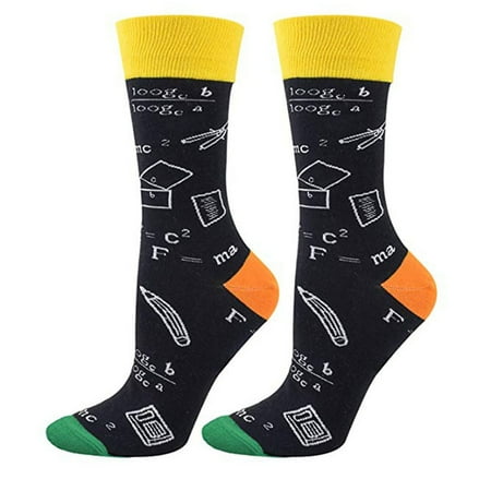 

Qazqa Adult Men Print Patchwork Lovely Middle Tude Socks Home Sports Stockings