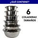thumbnail image 4 of Juego de Coladores para lavar alimentos CHIC FLIC Acero Inoxidable 6 Pzs, 4 of 6