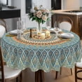 thumbnail image 1 of Nappe Ronde Boho, Nappe Imperméable et Infroissable, Couvre-Tables Boho, Décorations d'Été pour la Maison 60 Pouces, 1 of 7