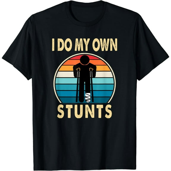 Broken Leg Injury Ankle Knee Funny Get Well Soon Gift T-Shirt