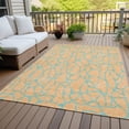 thumbnail image 6 of Addison Rugs Chantille Indoor/Outdoor Transitional Geometric Peach Washable Rectangle Rug, 3' x 5', 6 of 6