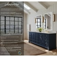 thumbnail image 4 of Audrey 84 in. Bath Vanity Set in Heritage Blue with White Quartz Top, 4 of 5