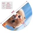 thumbnail image 3 of Lsque Cute Guinea Pig Sea Print Christmas Tree Skirt, Tree Skirt with Ties or Velcro, Perfect for Holiday Decorations, Halloween, and New Year-36", 3 of 7