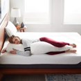 thumbnail image 4 of Linenspa - Almohada Corporal de Memory Foam - Funda de Bamb&uacute; Hipoalerg&eacute;nica - Trozos de Memory Foam con Gel Refrescante - Ideal para Dormir de Lado o Embarazo, 4 of 6
