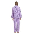 thumbnail image 7 of GLOBAL Womens 100% Cotton Notch Collar Pajama Set Homewear with Pockets, Spring & Summer, 2-Piece, Sizes S to 3X, 7 of 7