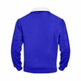 thumbnail image 4 of Men Hoodies Casual Hoodies for Men with No Hood Full Zip Sweatshirt Color: Blue Size: XXXXL, 4 of 4