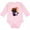 AD-Pink, variant on Halloween Cat, Cute Cat, Black Cat, Witch Hat Boys or Girls Long Sleeve Baby Bodysuit