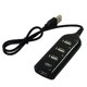 thumbnail image 1 of WDOplteas Hub USB 2.0 4 Puertos Con Cable 1.6 Pies para PC Flash Drive Mobile HDD (negro), 1 of 9
