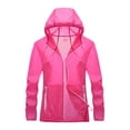 thumbnail image 3 of XINPING Women Quick Dry Jackets UPF 50+Sun Protection Lightweight Coats Couple Outdoor Camping Hiking Solid Color Jacket, 3 of 4